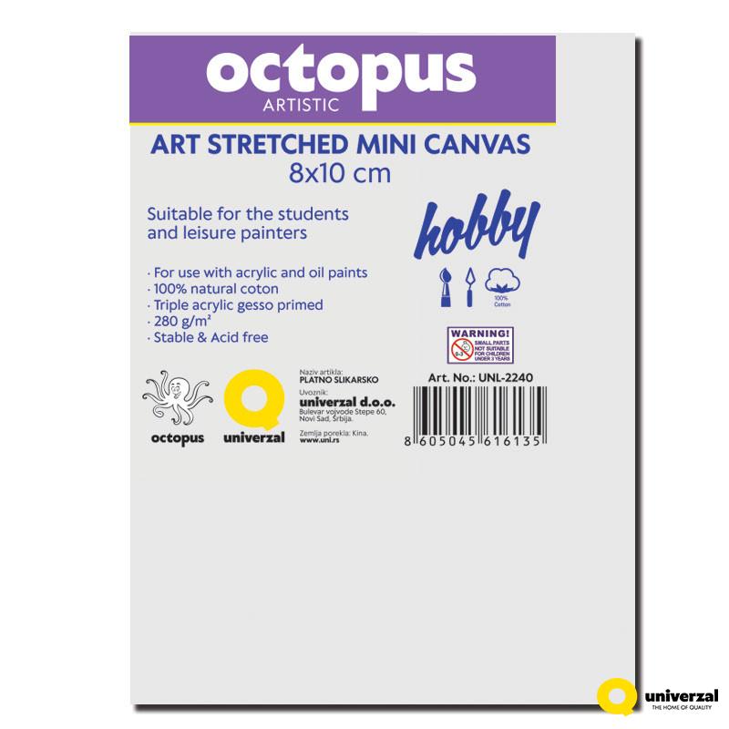 PLATNO SLIKARSKO OCTOPUS MINI 8x10cm HOBBY 280g UNL-2240 