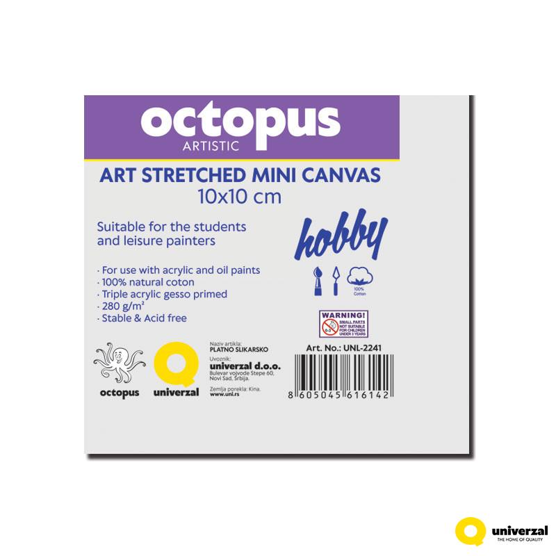 PLATNO SLIKARSKO OCTOPUS MINI 10x10cm HOBBY 280g UNL-2241 