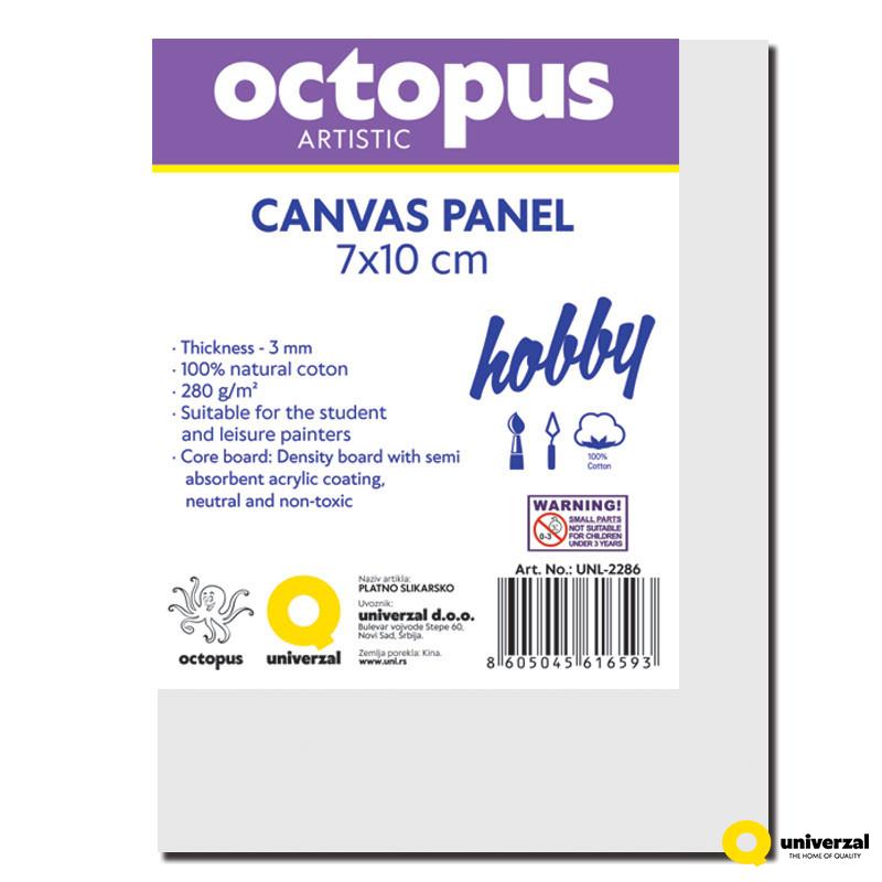 PLATNO SLIKARSKO PANEL OCTOPUS 7x10cm HOBBY 280g UNL-2286 