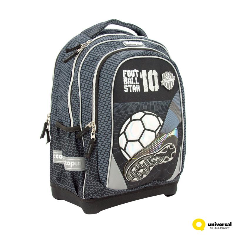 TORBA ŠKOLSKA ANATOMSKA OCTOPUS FOOTBALL GREY OET2420 