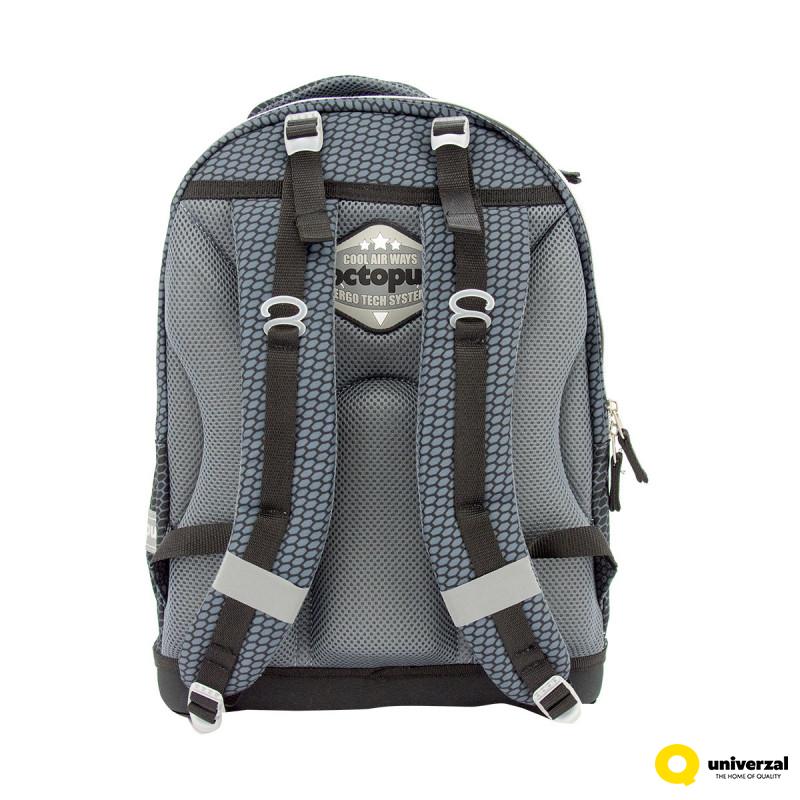 TORBA ŠKOLSKA ANATOMSKA OCTOPUS FOOTBALL GREY OET2420 