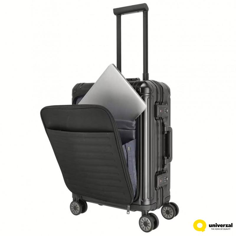 KOFER PUTNI TRAVELITE NEXT 4W TROLLEY S W/FRONTPOCKET BLACK 079946-01 