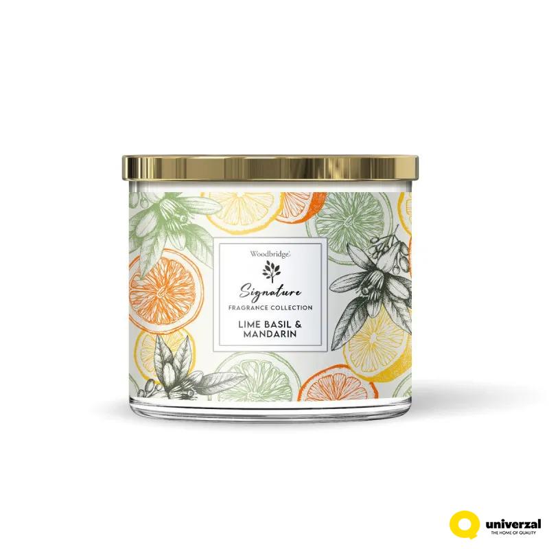 SVEĆA MIRISNA 410g LIME BASIL MANDARIN WTT015 WOODBRIDGE 