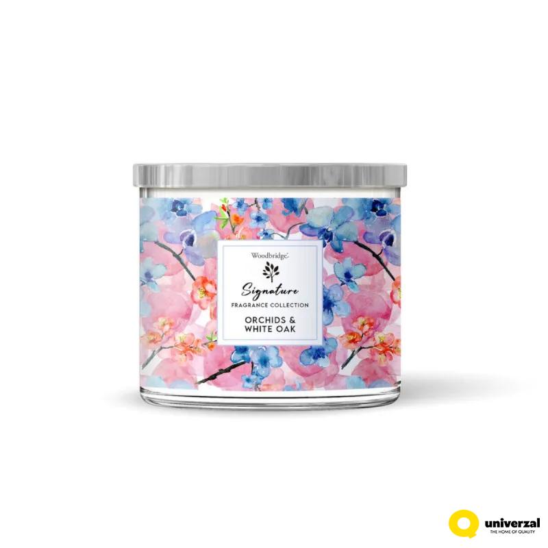 SVEĆA MIRISNA 410g ORCHIDS & WHITE OAK WTT019 WOODBRIDGE 