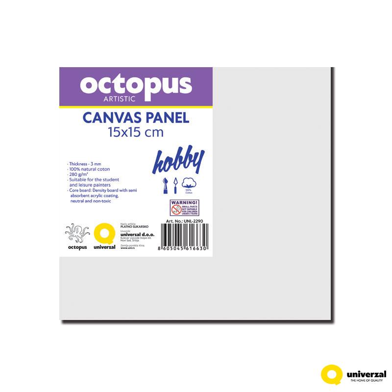 PLATNO SLIKARSKO PANEL OCTOPUS 15x15cm HOBBY 280g UNL-2290 