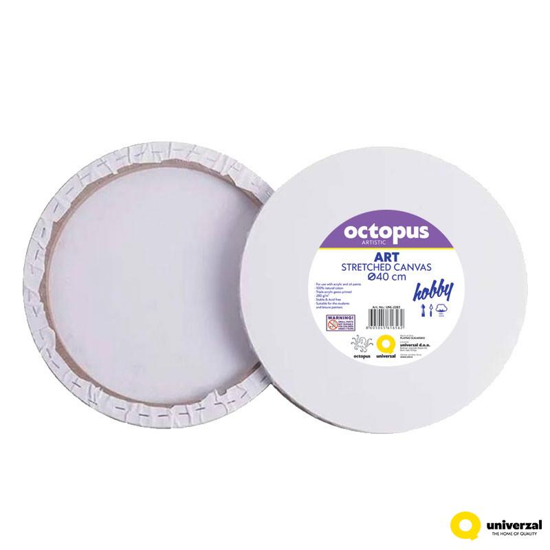 PLATNO SLIKARSKO OCTOPUS OKRUGLO fi40cm HOBBY 280g UNL-2283 