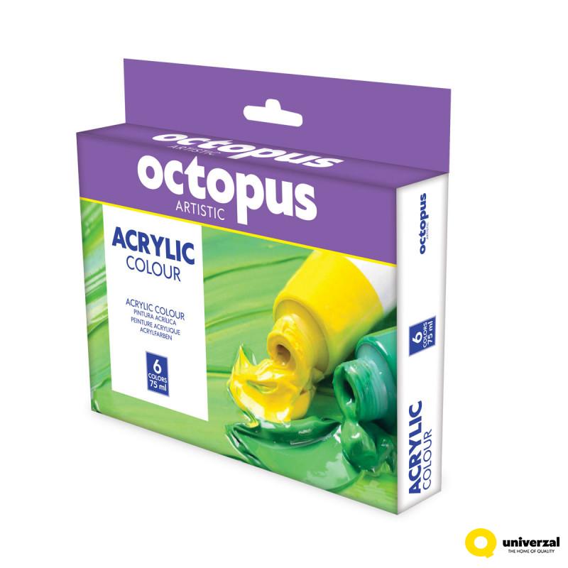 BOJA AKRILNA OCTOPUS HOBBY 75ml 6/1 UNL-2373 