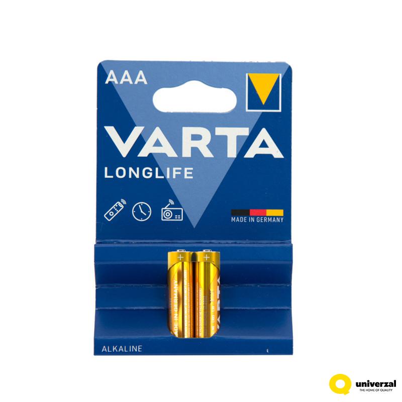 BATERIJE VARTA  ALKALNA 2/1 LR03 1.5V LONGLIFE 