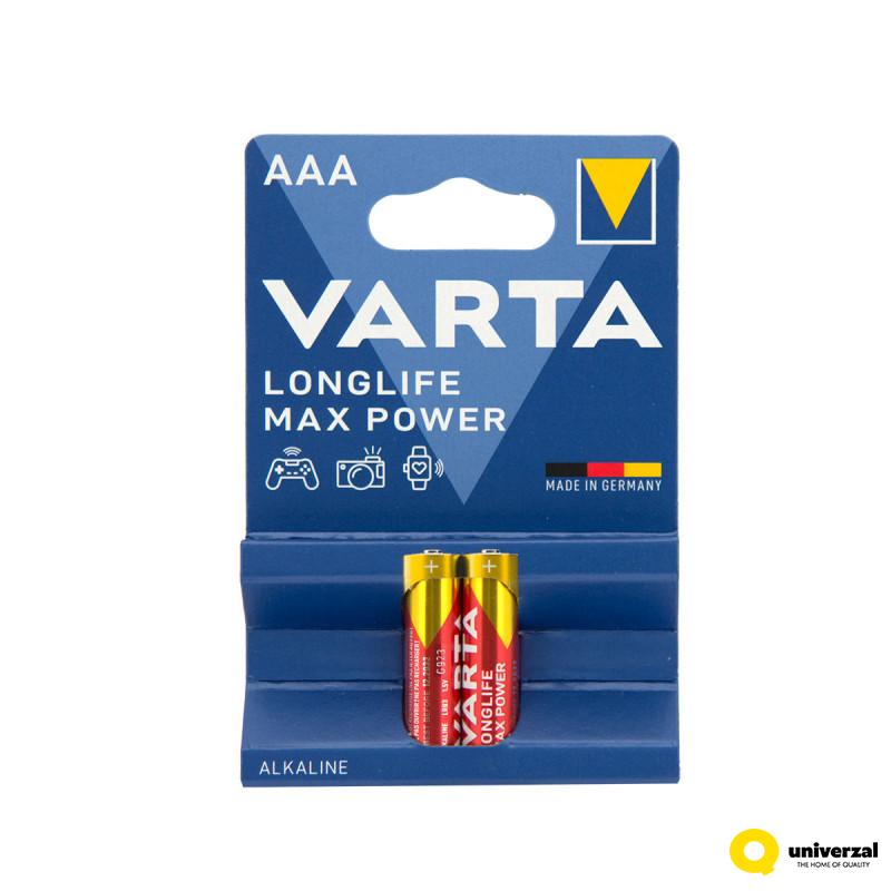 BATERIJE VARTA  ALKALNA 2/1 LR03 1.5V LONGLIFE MAX POW 