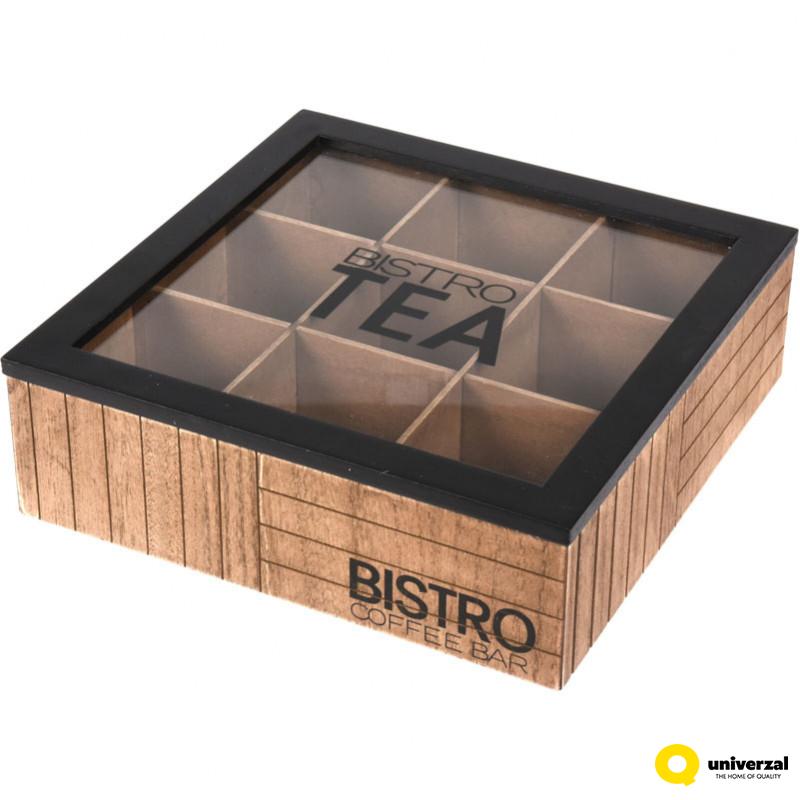 KUTIJA ZA ČAJ BISTRO 24X24X7.5MM HZ1940020 