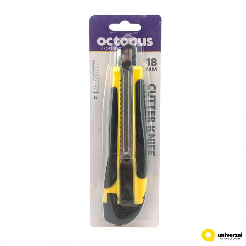 SKALPEL OCTOPUS 18mm METALNO OJAČANJE GUMIRAN BLISTER UNL-2049 