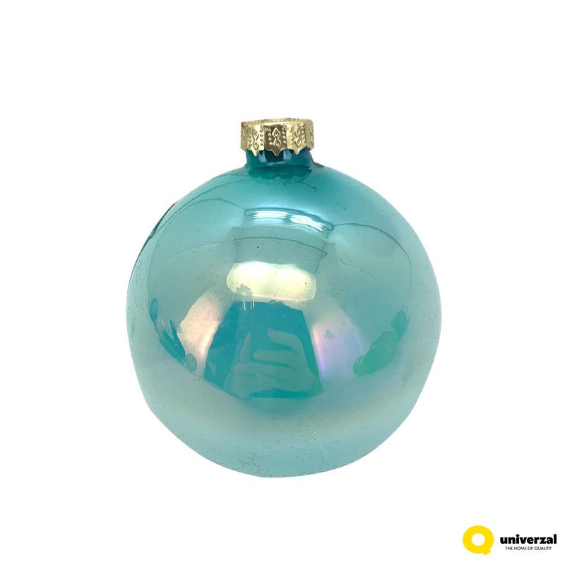 KUGLA NOVOGODIŠNJA STAKLENA 8CM UNL-10020 