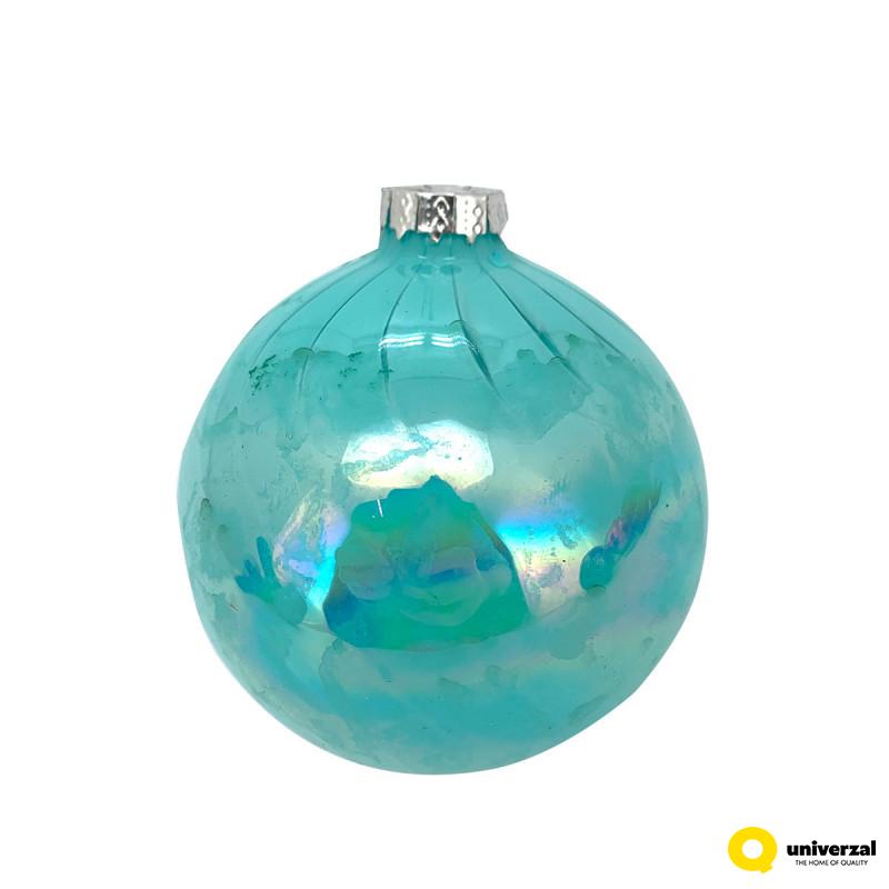 KUGLA NOVOGODIŠNJA STAKLENA 8CM UNL-10072 