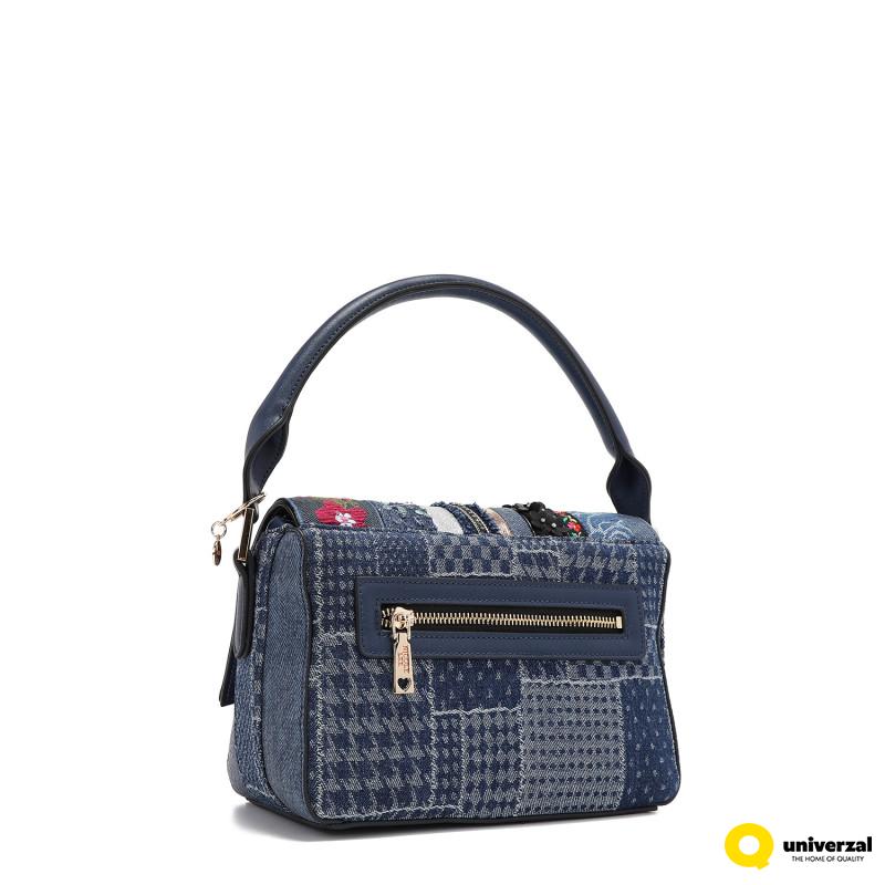 TORBA NICOLE LEE JS17044 DENIM PATCH FW2024 