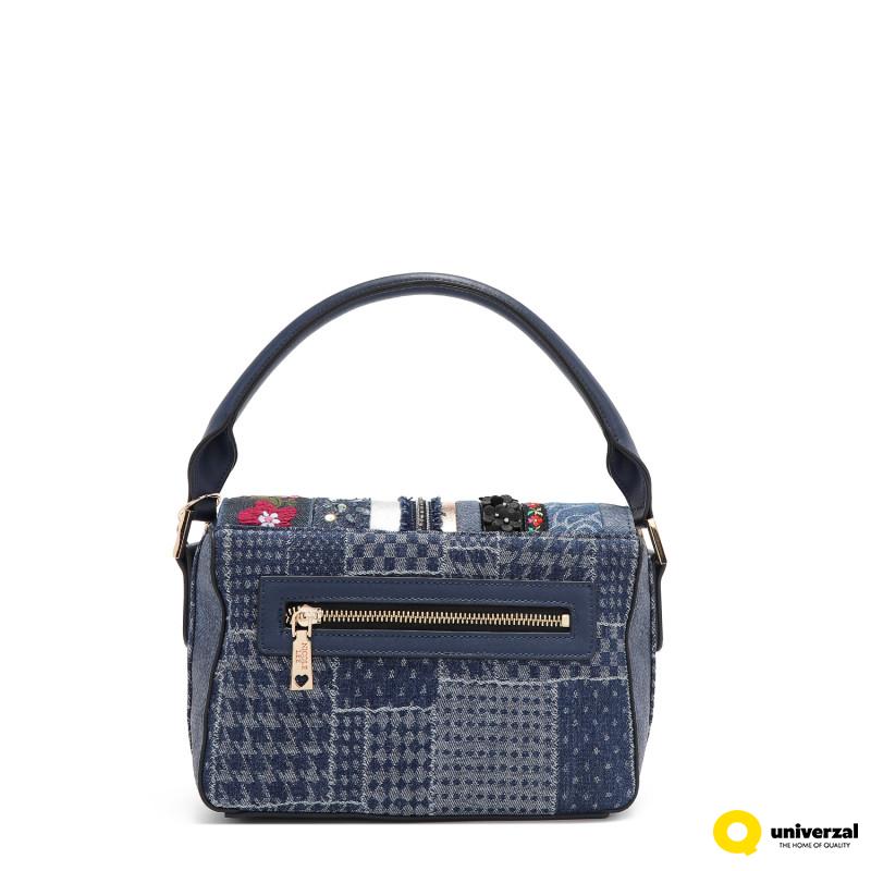 TORBA NICOLE LEE JS17044 DENIM PATCH FW2024 