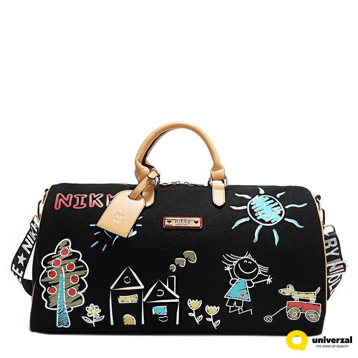 TORBA PUTNA NIKKY NK12837 BLACK FW2024 