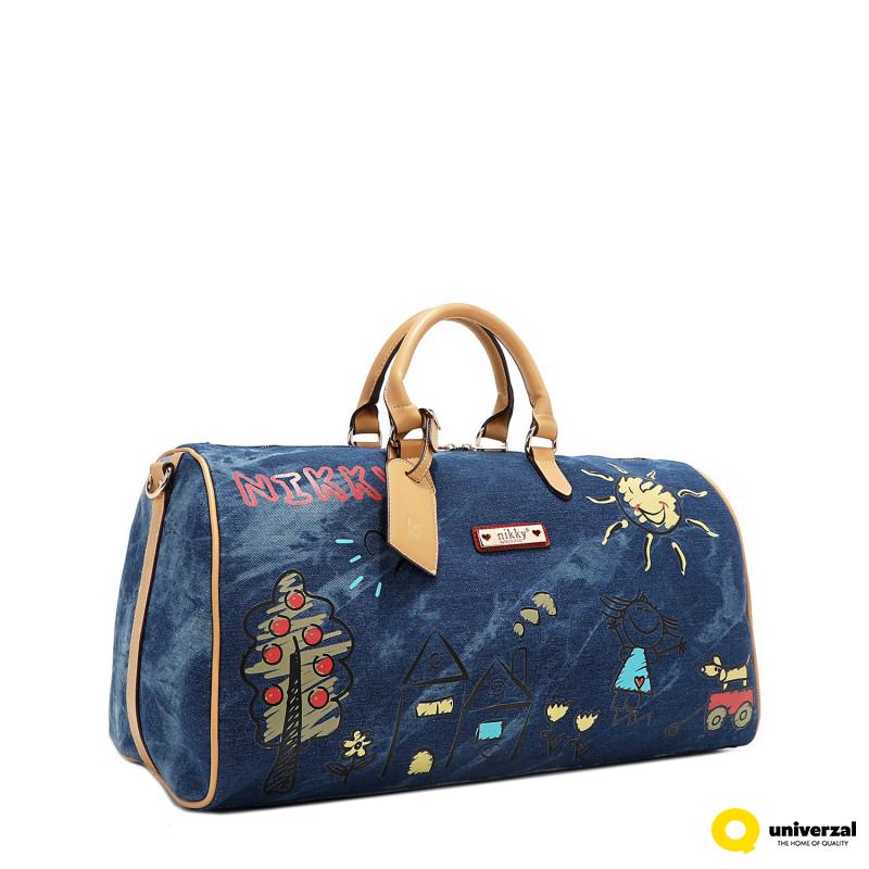 TORBA PUTNA NIKKY NK12837 DENIM FW2024 