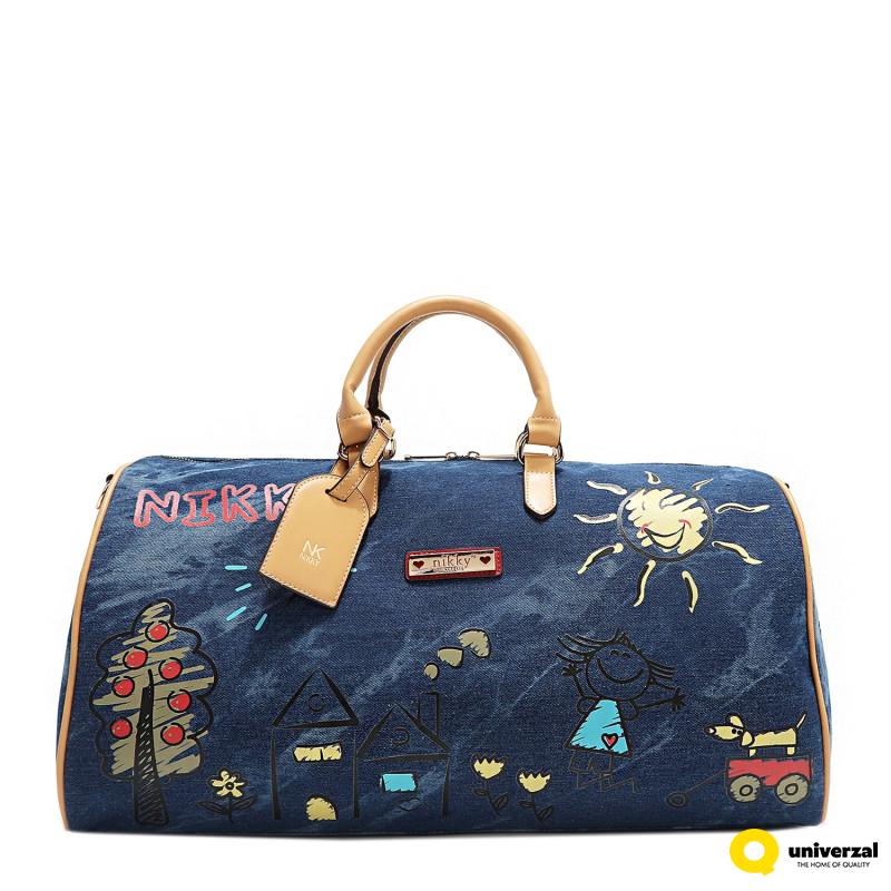 TORBA PUTNA NIKKY NK12837 DENIM FW2024 