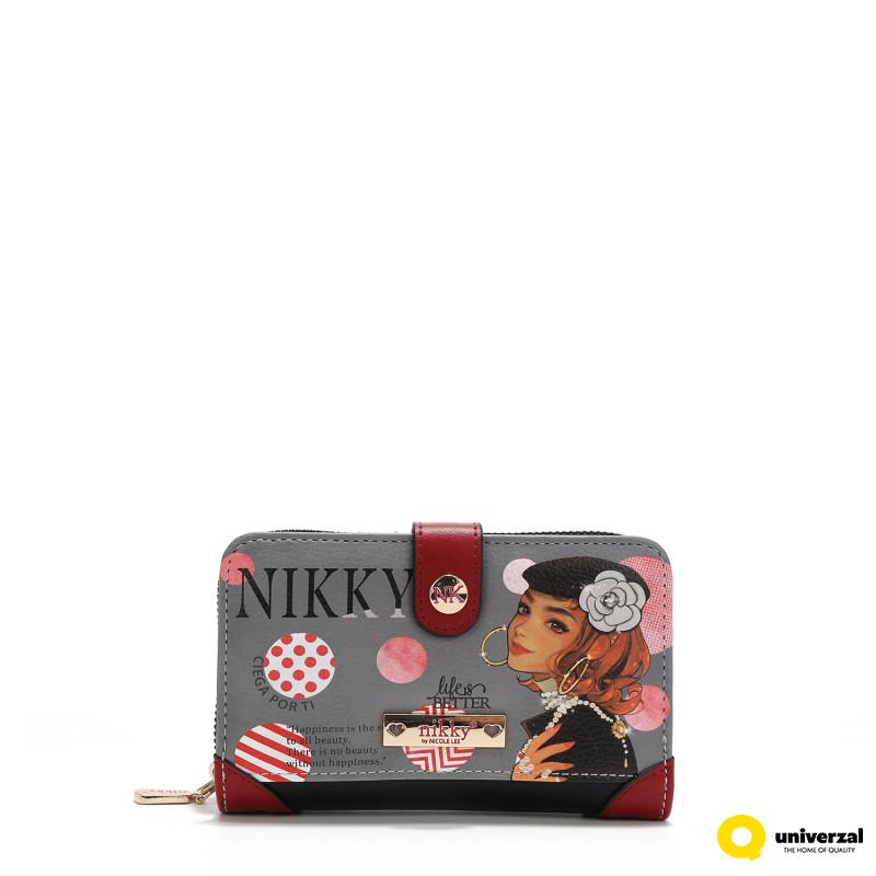 NOVČANIK NIKKY SREDNJI SA KOPČOM NK22522 CIEGA POR TI FW2024 