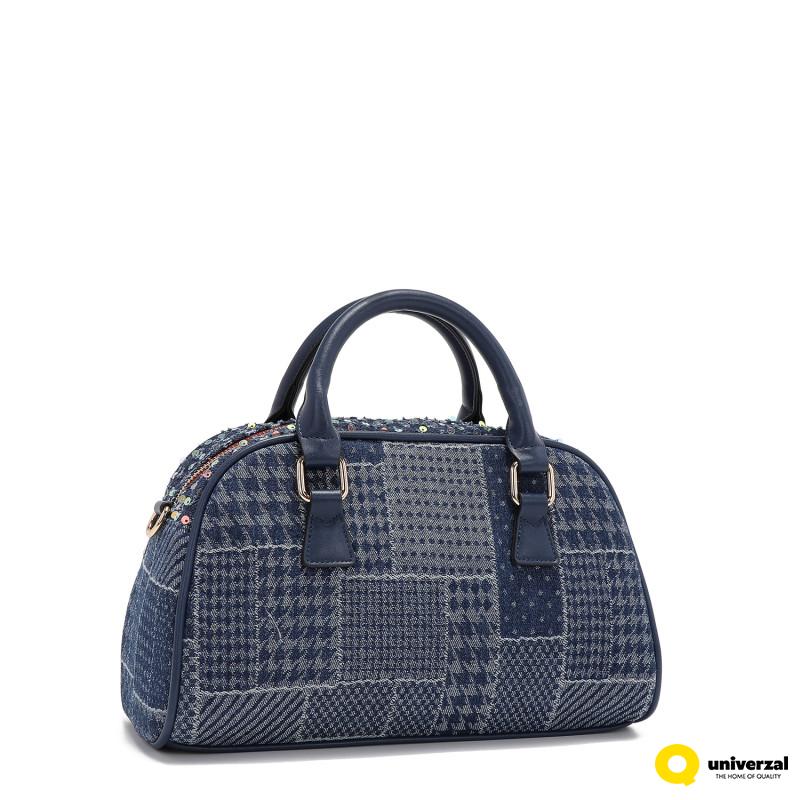 TORBA NICOLE LEE JS17045 DENIM PATCH FW2024 