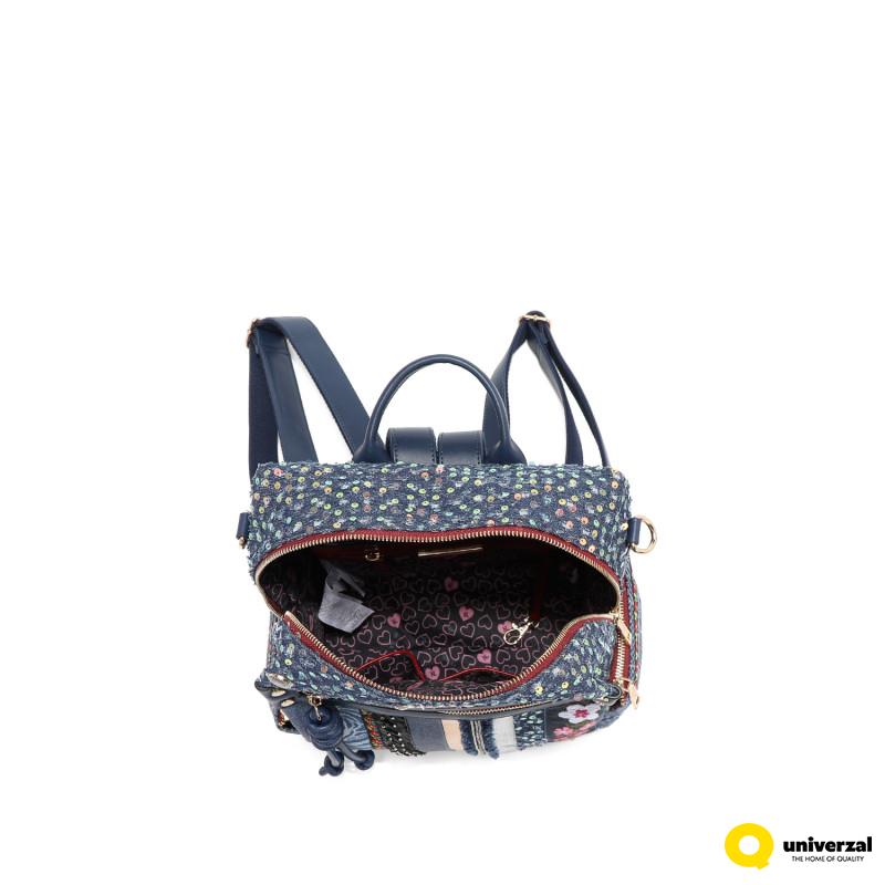 TORBA NICOLE LEE JS17046 DENIM PATCH FW2024 