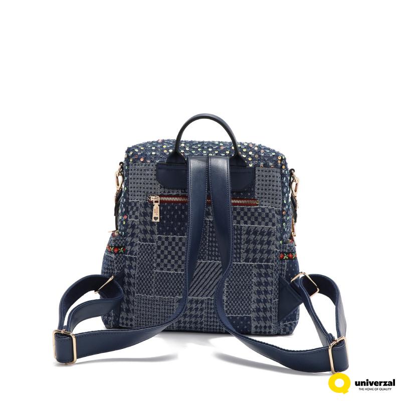 TORBA NICOLE LEE JS17046 DENIM PATCH FW2024 