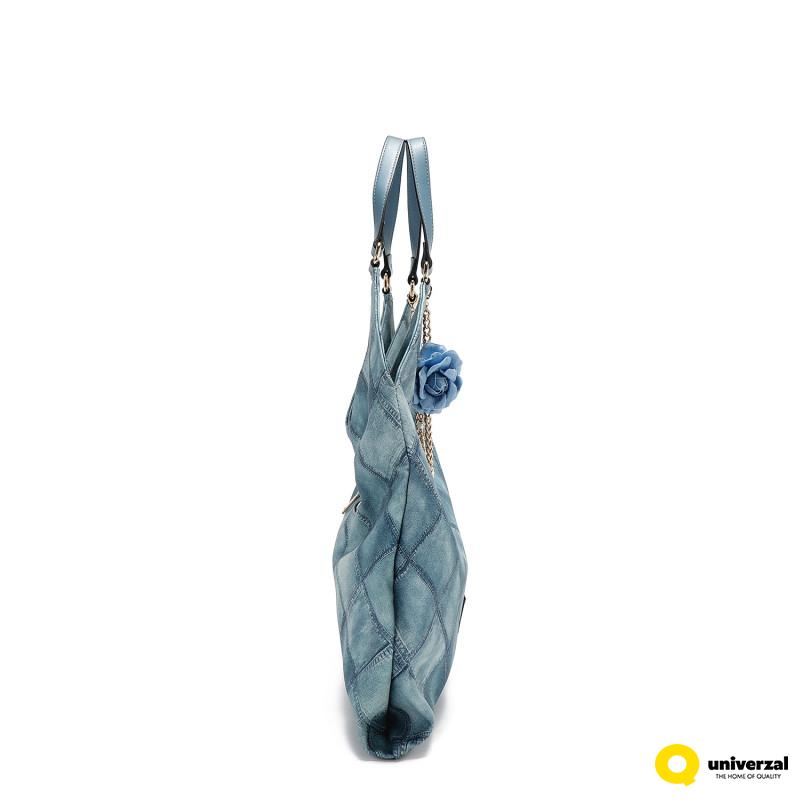 TORBA NICOLE LEE P17089 BLUE CHAIN FW2024 