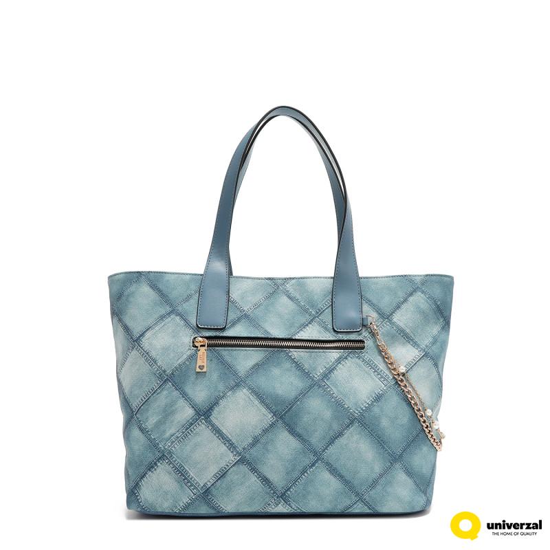 TORBA NICOLE LEE P17090 BLUE CHAIN FW2024 