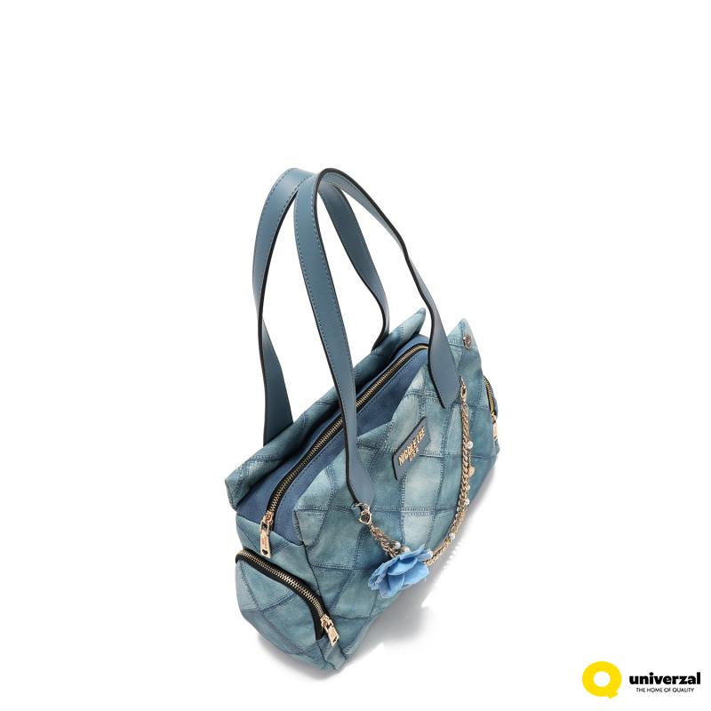 TORBA NICOLE LEE P17091 BLUE CHAIN FW2024 
