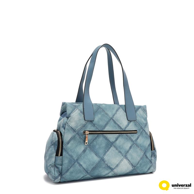 TORBA NICOLE LEE P17091 BLUE CHAIN FW2024 