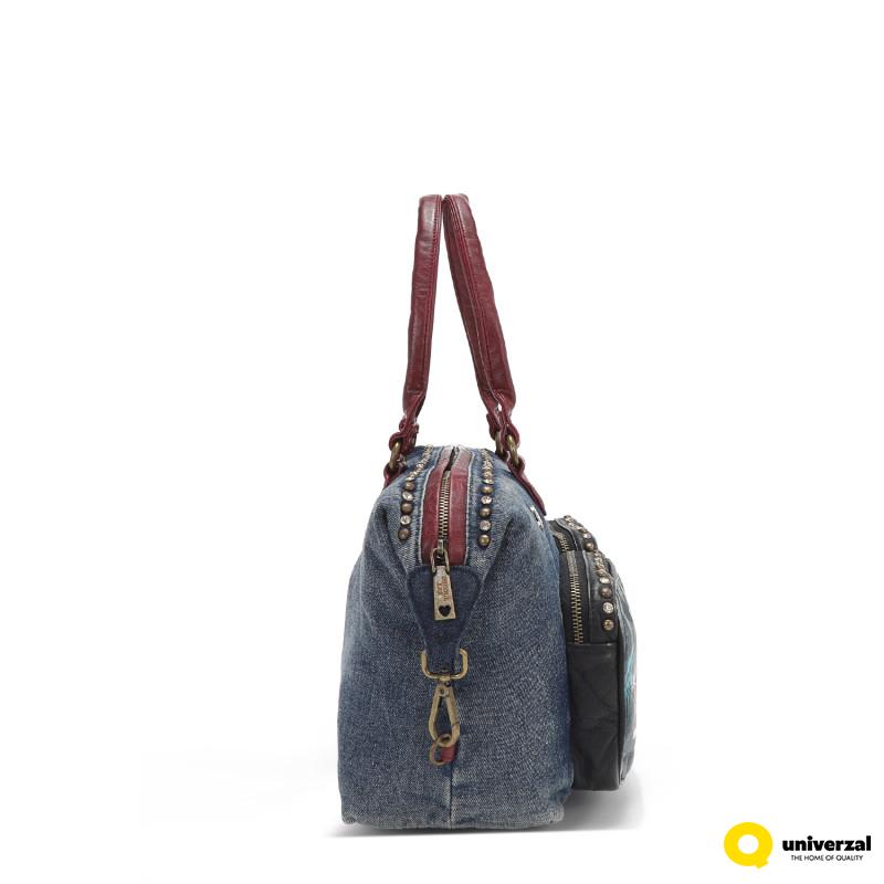 TORBA NICOLE LEE JS17130 DENIM HOLLYWOOD DRIVE FW2024 