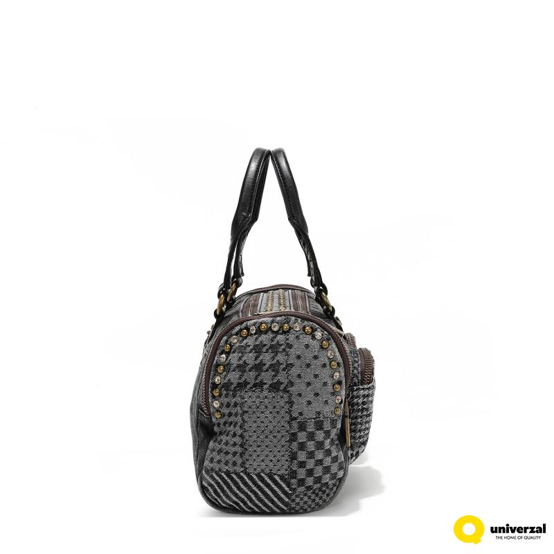 TORBA NICOLE LEE JS17135 DENIM BLACK FW2024 