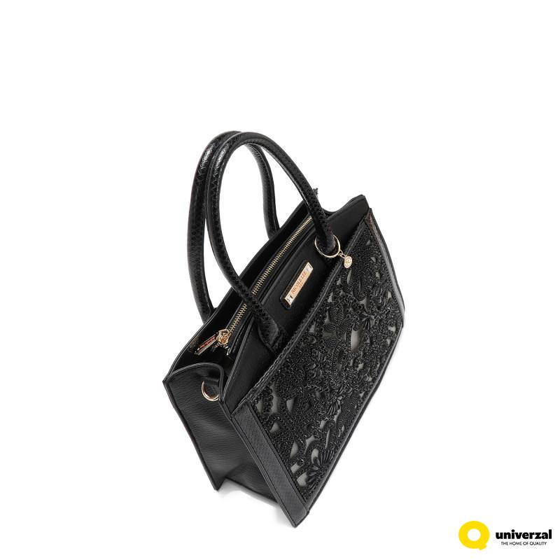 TORBA NICOLE LEE ELEGANT P17098 BLACK FW2024 
