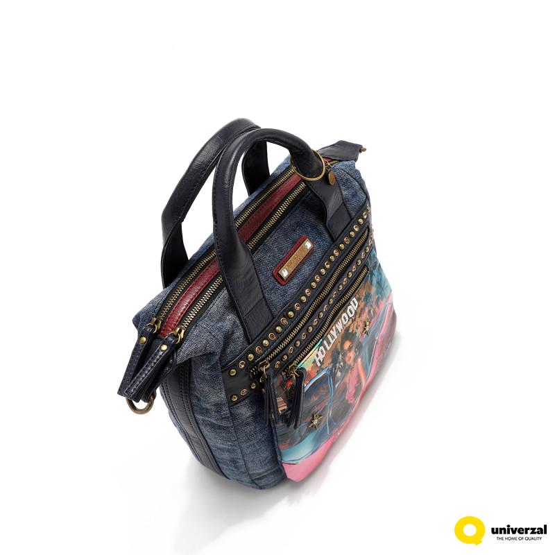 TORBA NICOLE LEE DENIM JS17139 HOLLYWOOD DRIVE FW2024 
