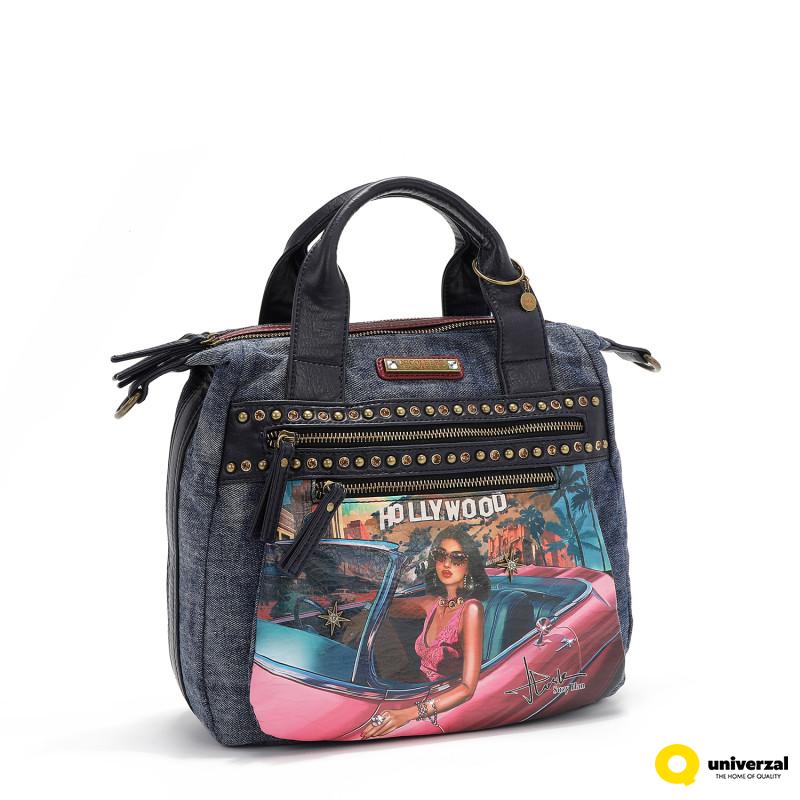 TORBA NICOLE LEE DENIM JS17139 HOLLYWOOD DRIVE FW2024 