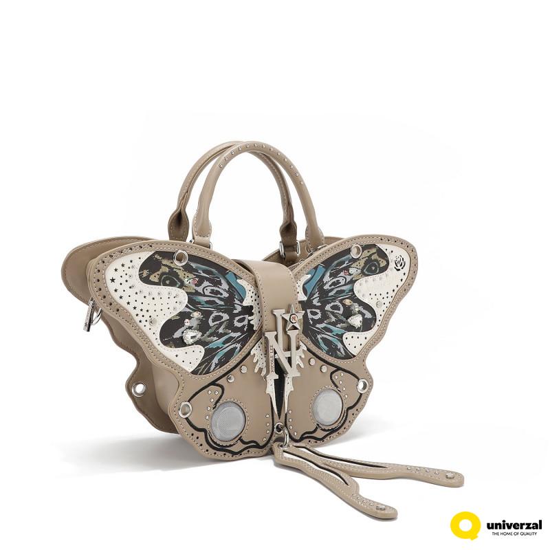 TORBA NICOLE LEE P17200 LEPTIR GRAY SS2025 
