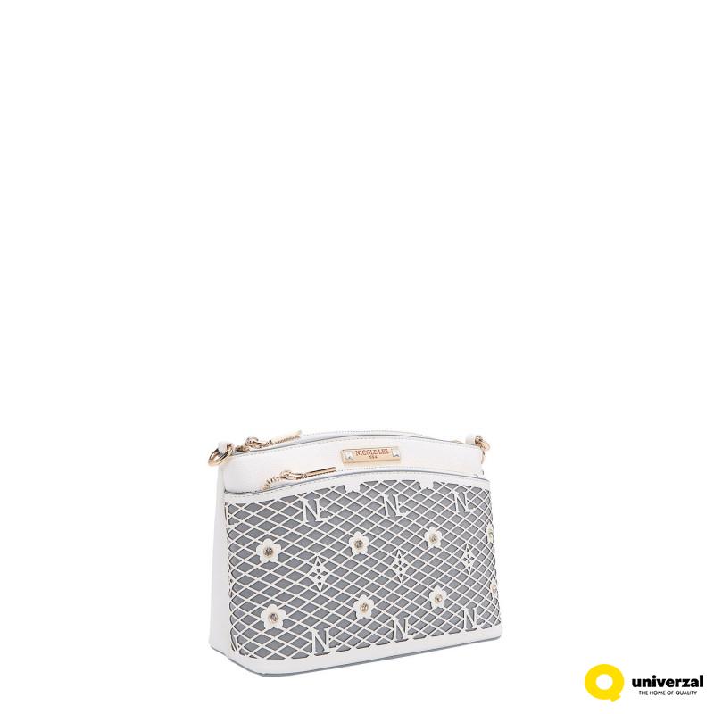 TORBA NICOLE LEE LSR17283 NET WHITE SS2025 