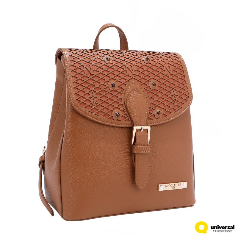 TORBA NICOLE LEE LSR17284 NET BROWN SS2025 