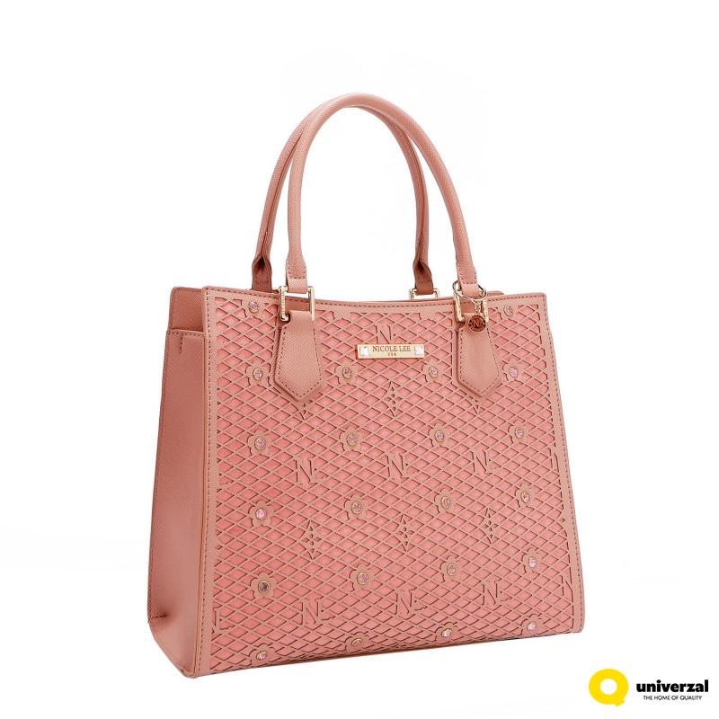 TORBA NICOLE LEE LSR17286 NET PINK  SS2025 