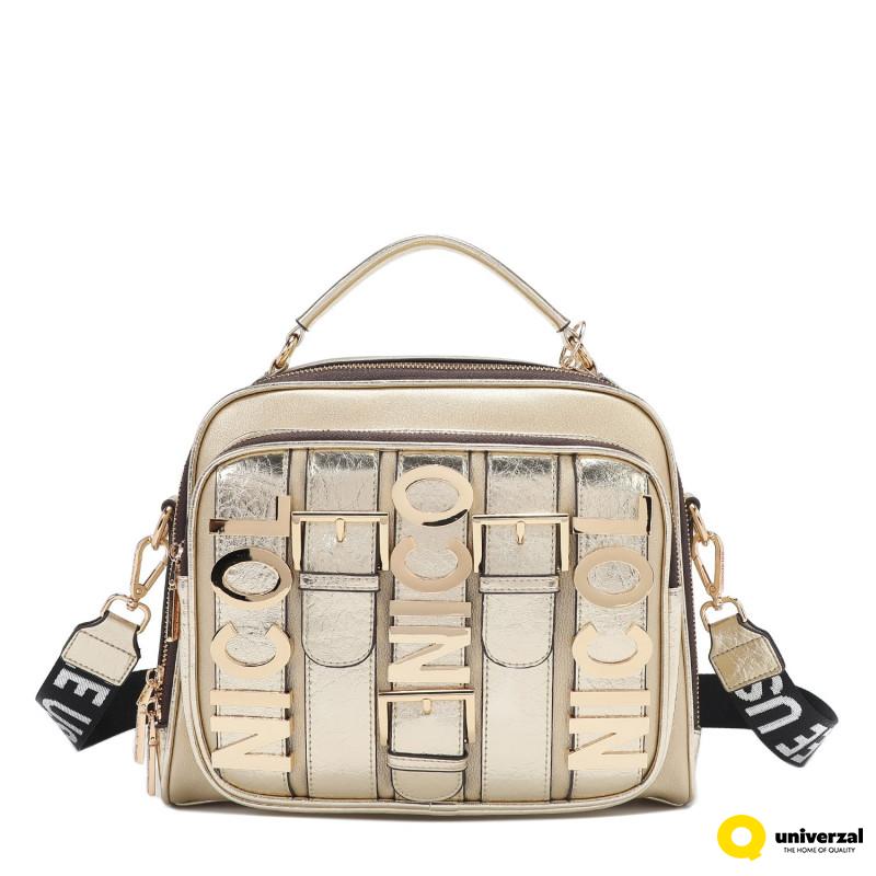 TORBA NICOLE LEE P17202 LOGO GOLD SS2025 