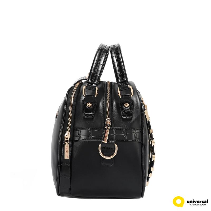 TORBA NICOLE LEE P17204 LOGO BLACK SS2025 