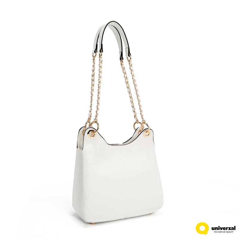 TORBA NICOLE LEE P17205 LOGO WHITE SS2025 