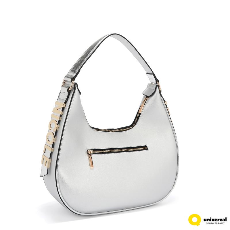 TORBA NICOLE LEE P17206 LOGO SILVER SS2025 