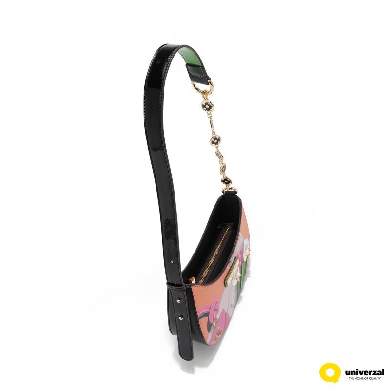 TORBA NICOLE LEE VB17241 LOGO VIOLET BLOSSOM SS2025 
