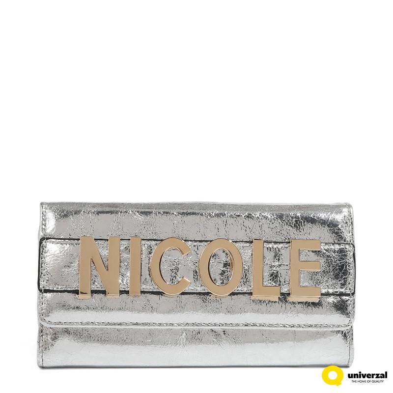 NOVČANIK KOPČA NICOLE LEE P7812 SILVER SS2025 