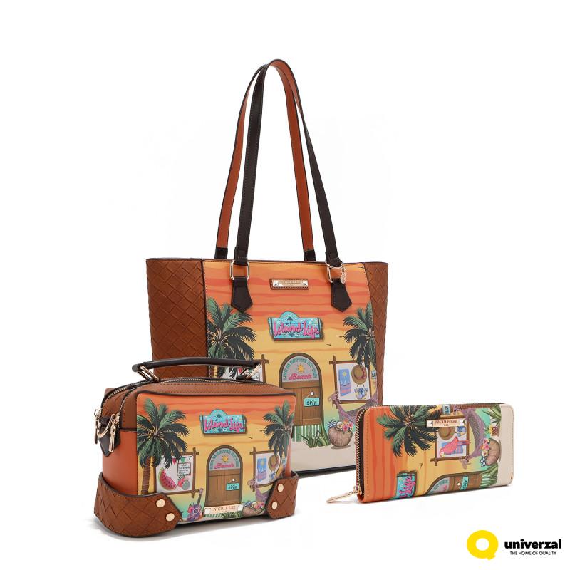 SET 3PCS NICOLE LEE SET17297 SUN&SAND SS2025 