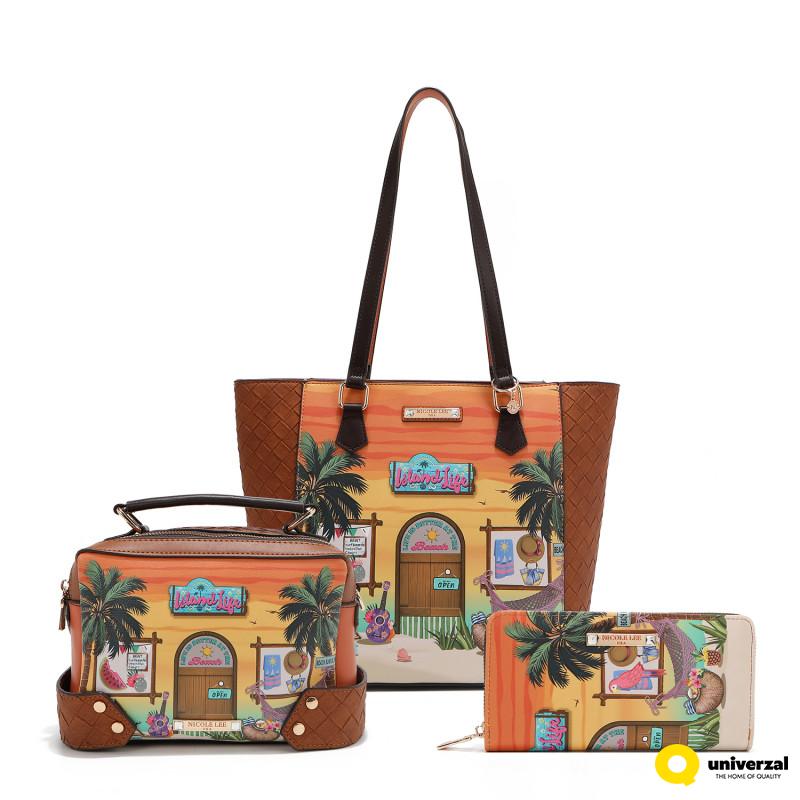 SET 3PCS NICOLE LEE SET17297 SUN&SAND SS2025 