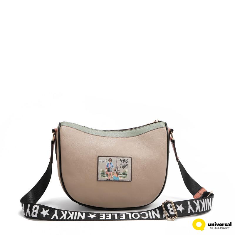 TORBA NIKKY NK12928 I LIVE TO TRAVEL SS2025 
