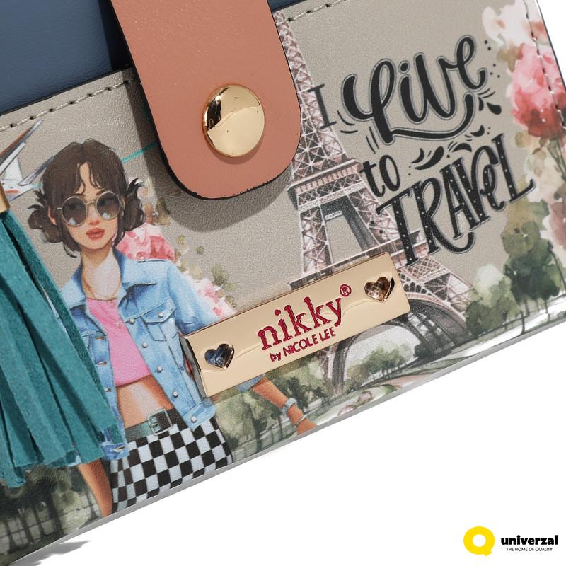NOVČANIK NIKKY MALI NK22516 I LIVE TO TRAVEL SS2025 