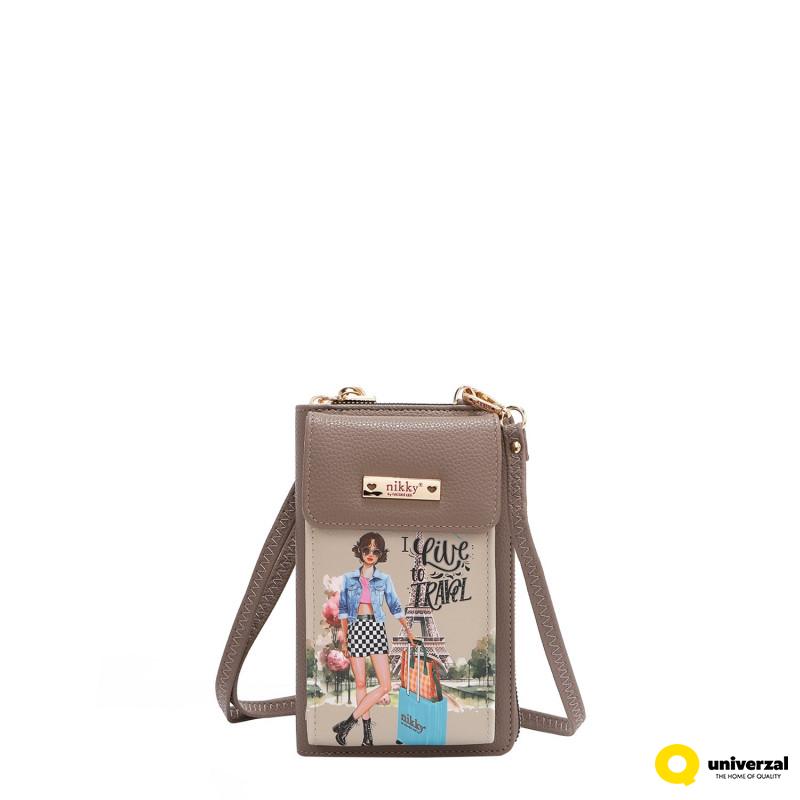 TORBICA NOVČANIK NIKKY NK24002 I LIVE TO TRAVEL SS2025 